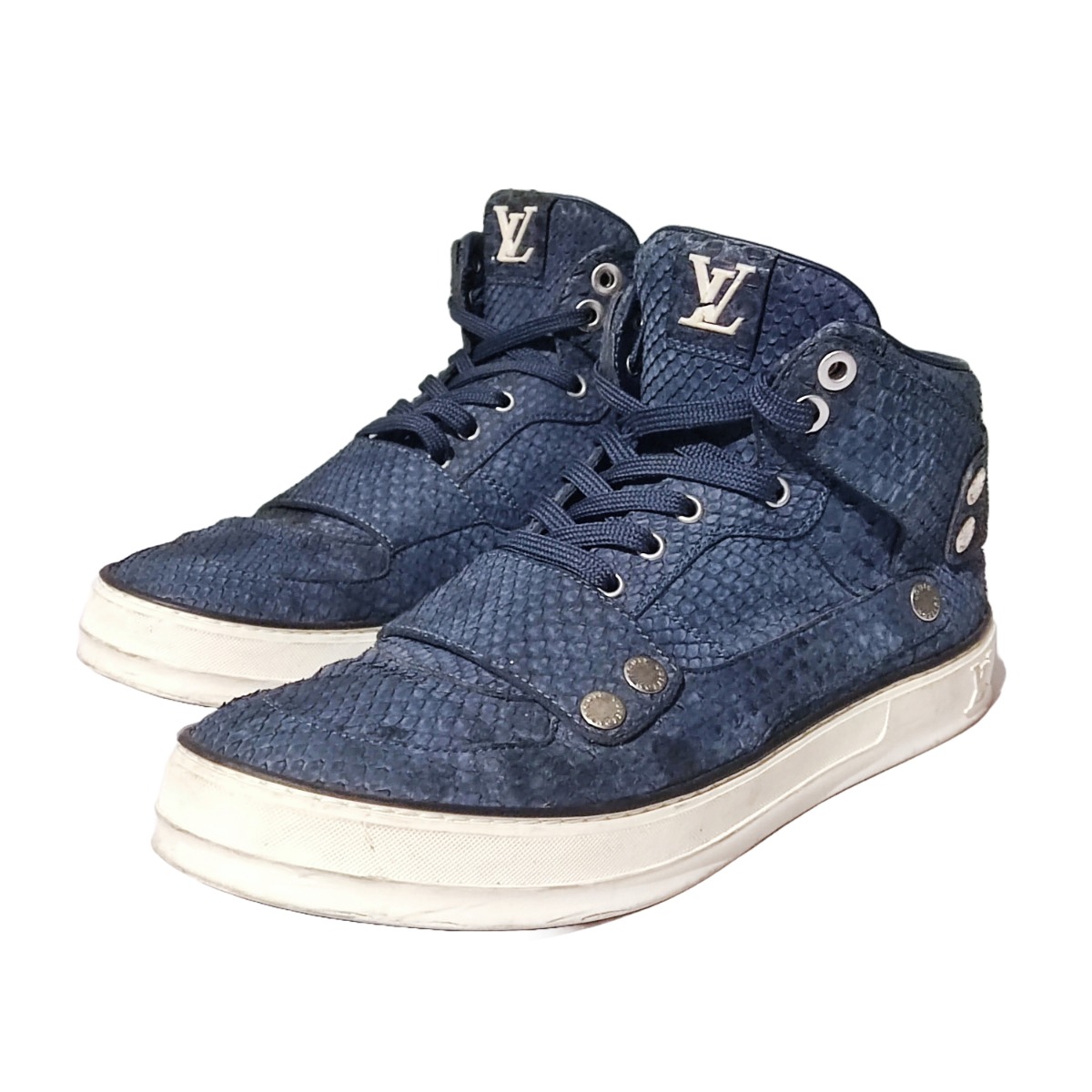 Louis Vuitton Python High Top Sneakers