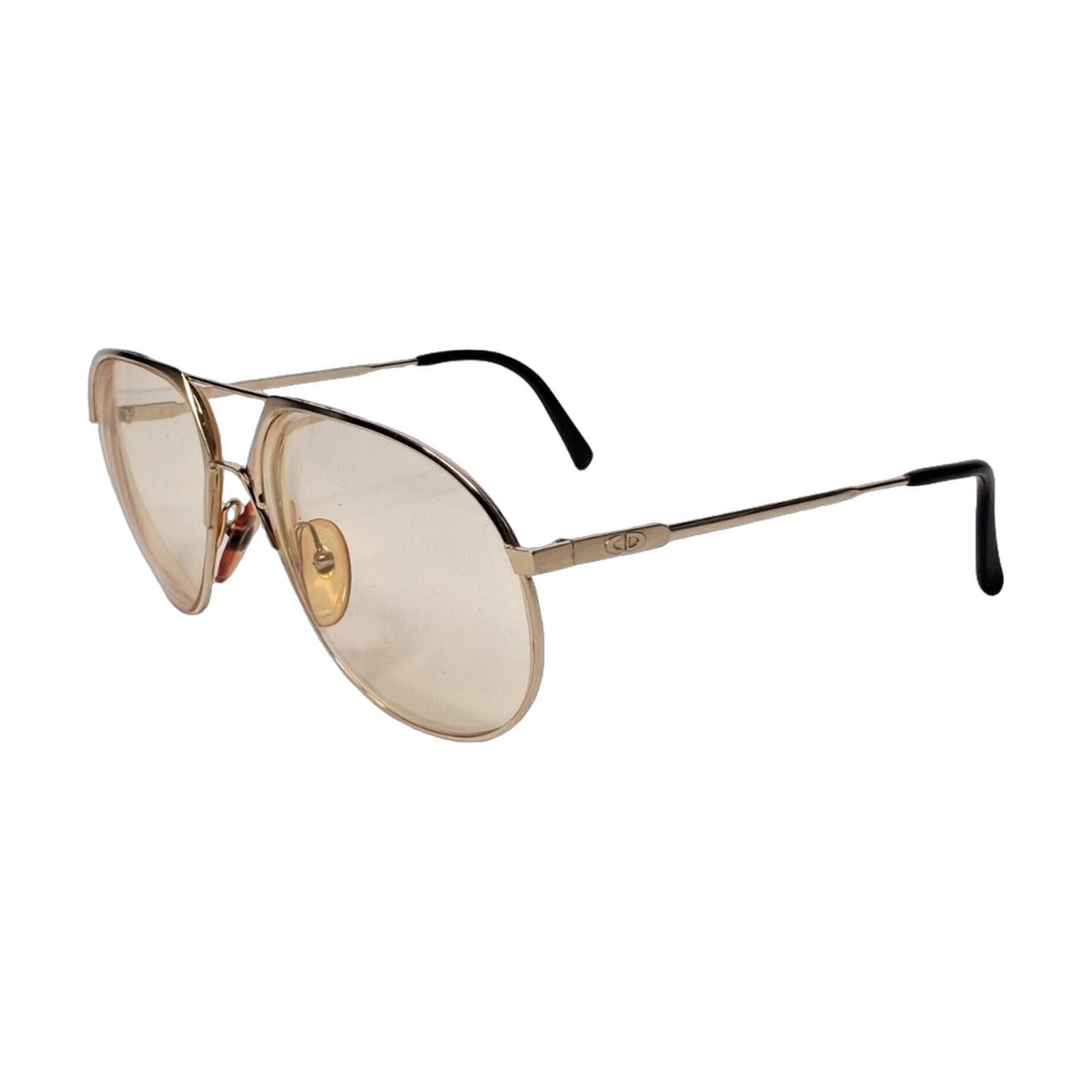 Christian Dior 2332 Gold Aviator Sunglasses