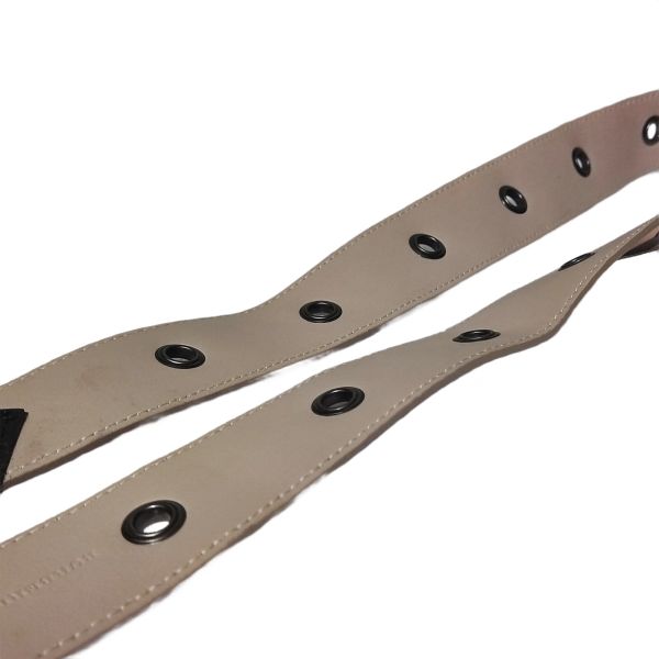 Burberry Canvas Patent Leather Belt