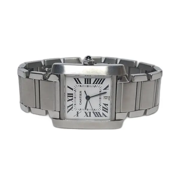 Cartier Tank Française Stainless Steel Watch
