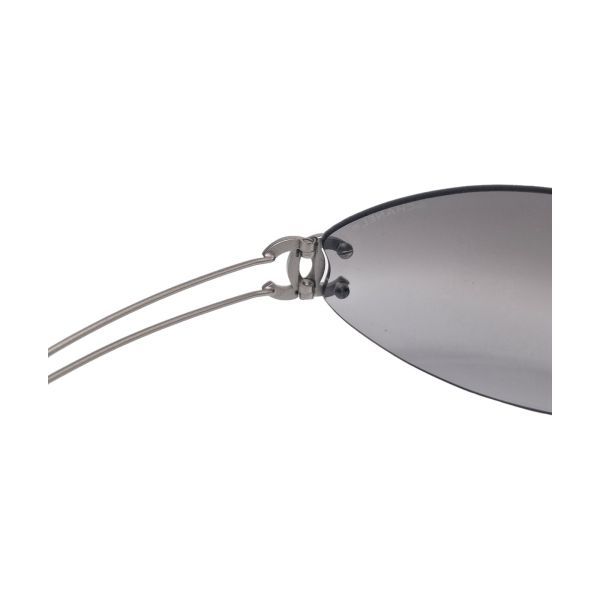 Chanel 4049-B Rimless Crystal CC Sunglasses