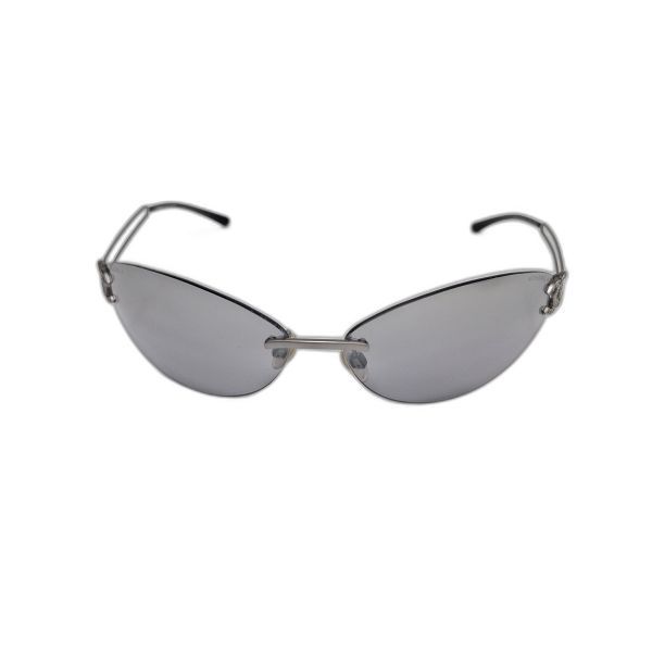 Chanel 4049-B Rimless Crystal CC Sunglasses