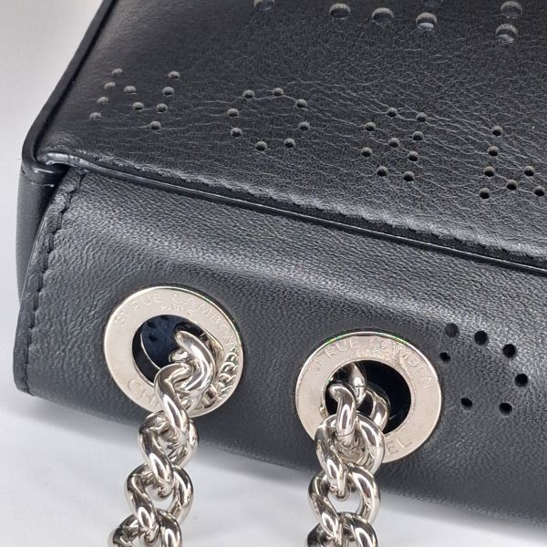 Chanel Perforated Leather Flap Bag