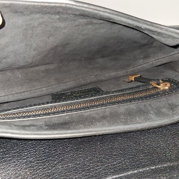 Christian Dior Black Saddle Bag