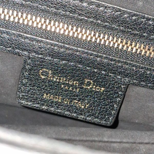 Christian Dior Black Saddle Bag
