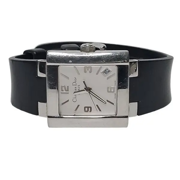 Christian Dior Chiffre Rouge Style Steel Watch