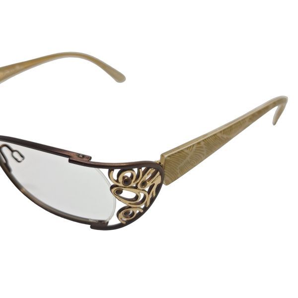 Cogan Ornate Filigree Bronze-Tone Optical Frame