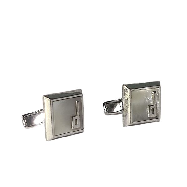 Dunhill MOP Sterling Silver Cufflink