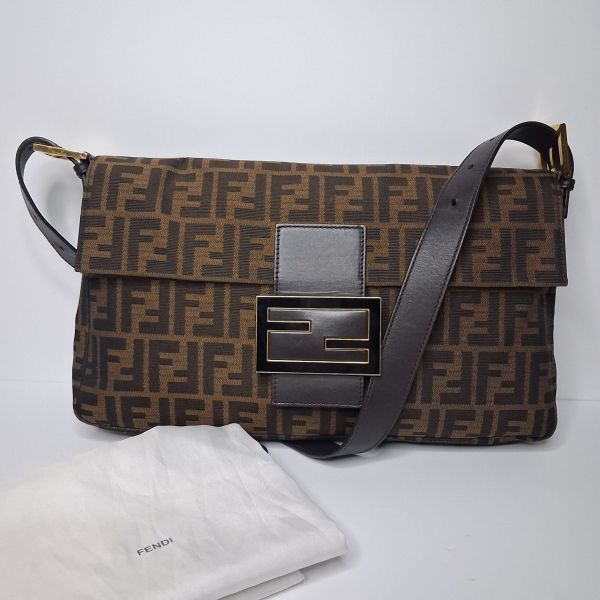 Fendi Zucca Baguette Bag