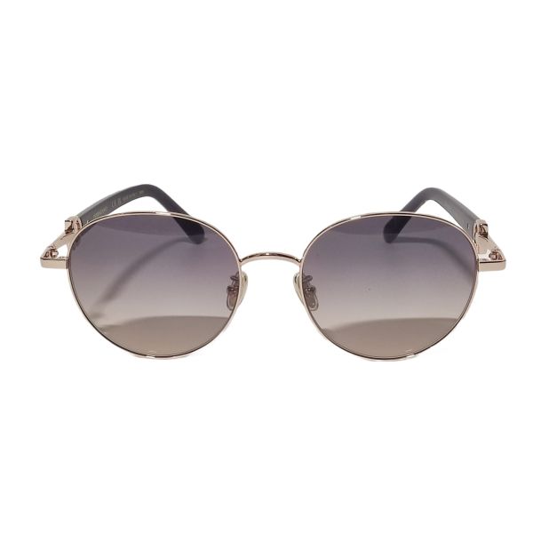 Ferragamo SF315SLBK Round Sunglasses