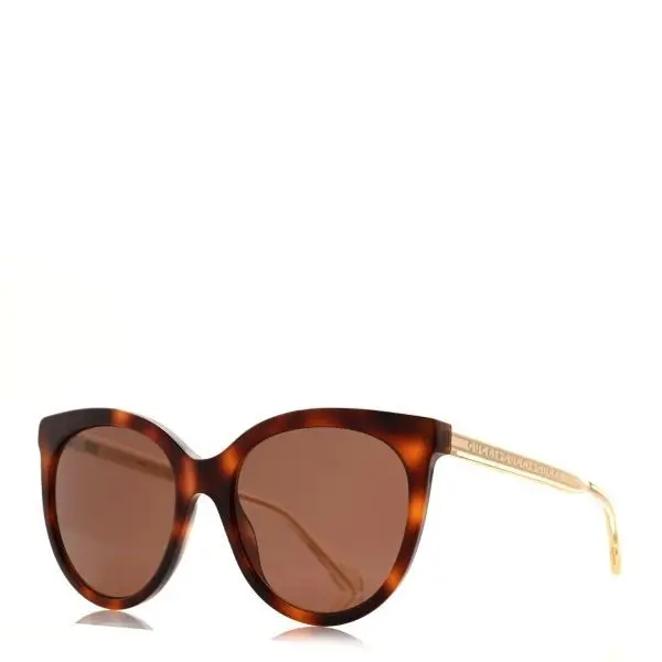 Gucci GG0565S Tortoiseshell Cat-Eye Sunglasses