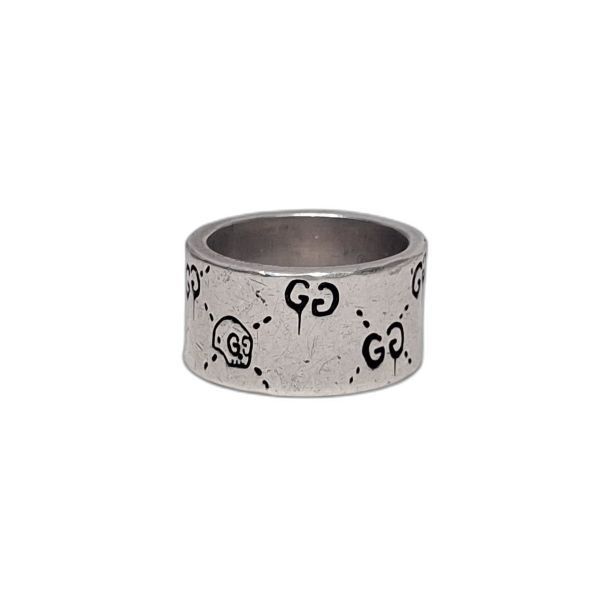 Gucci Ghost Sterling Silver Ring