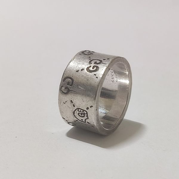Gucci Ghost Sterling Silver Ring