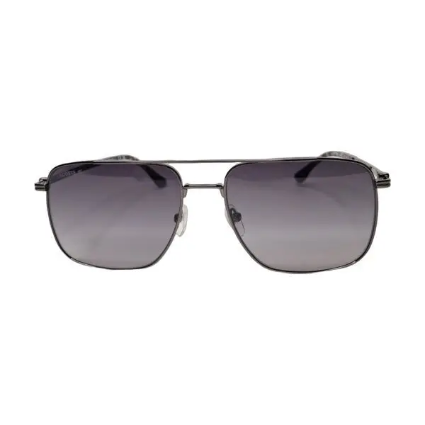 Lacoste Gunmetal Navigator Mirrored Sunglasses