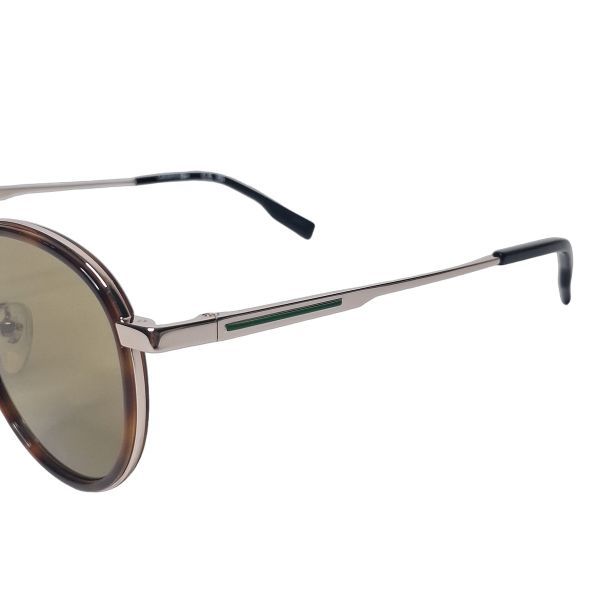 Lacoste L262SLB Round Metal Sunglasses