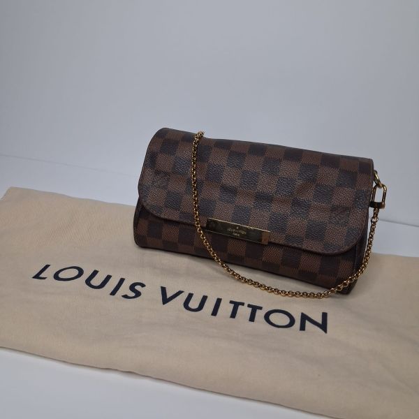 Louis Vuitton Damier Ebene Favorite Clutch