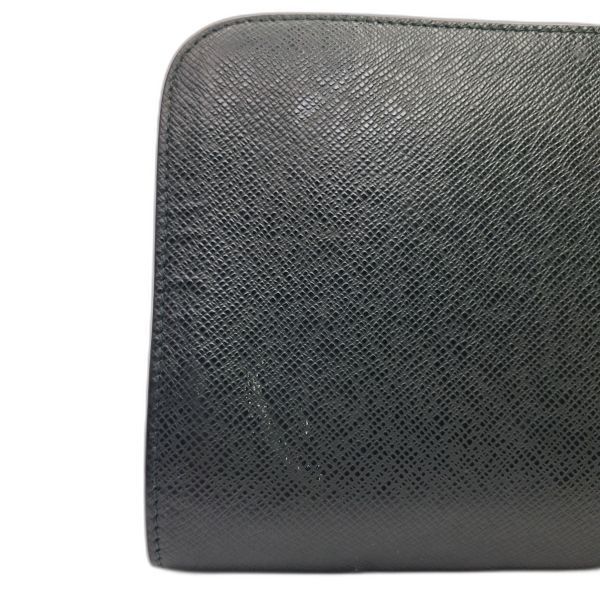 Louis Vuitton Green Taiga Leather Zip Organizer