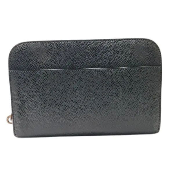 Louis Vuitton Green Taiga Leather Zip Organizer