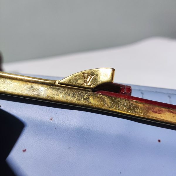 Louis Vuitton Vernis  Wallet Red