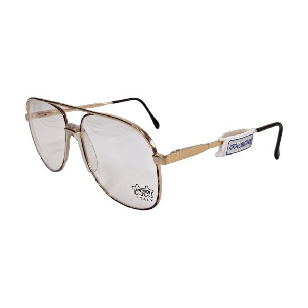 Luxottica 1026 Vintage Gold Aviator Eyeglasses