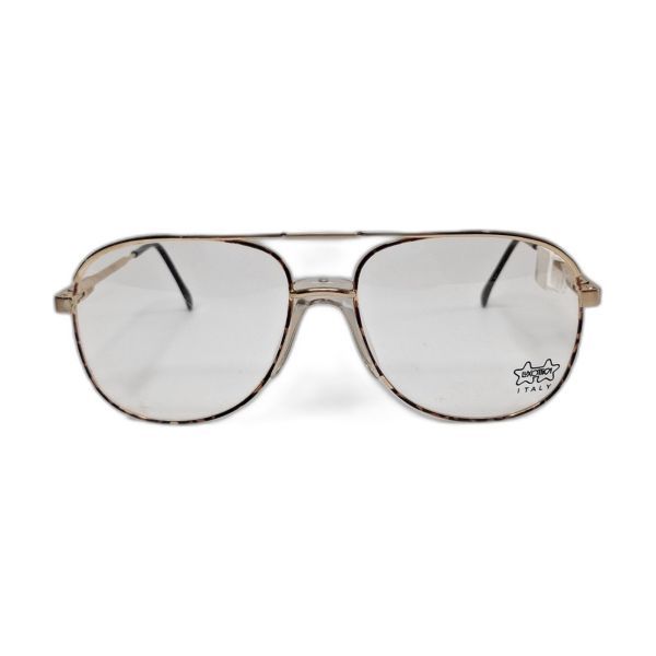 Luxottica 1026 Vintage Gold Aviator Eyeglasses
