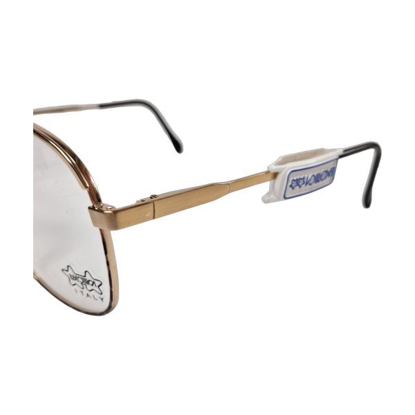 Luxottica 1026 Vintage Gold Aviator Eyeglasses