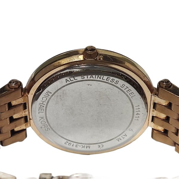 Michael Kors Darci Women Quartz Rose Gold Dial Analog Stainless Steel Watch MK3192