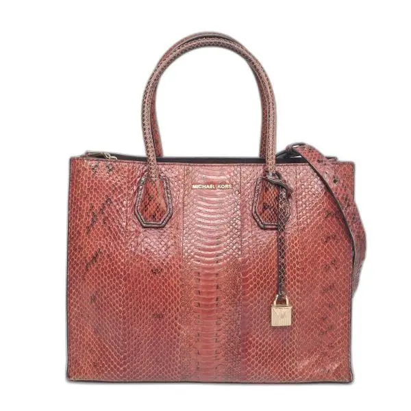 Michael Kors Python-Effect Tote Bag