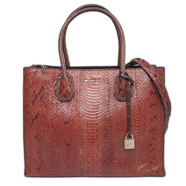 Michael Kors Python-Effect Tote Bag