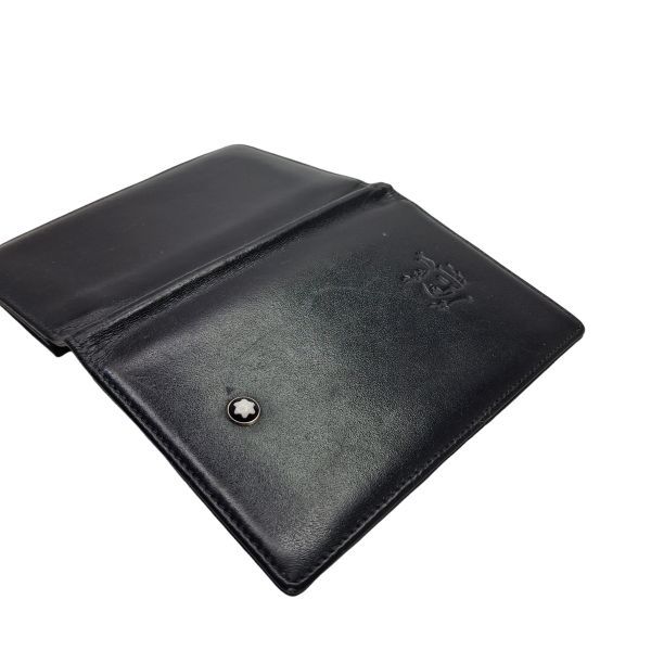 Montblanc Black Leather Bifold Wallet