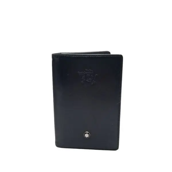 Montblanc Black Leather Bifold Wallet