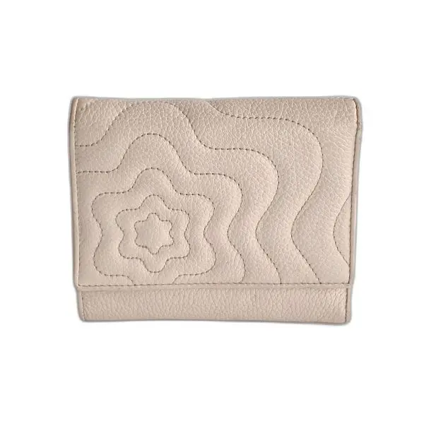 Montblanc Ivory Leather Bifold Wallet