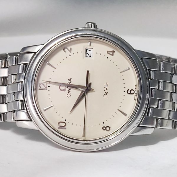Omega DeVille 34mm Stainless Steel Quartz