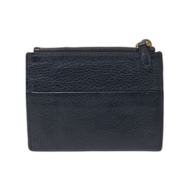 Prada Black Grained Leather Wallet