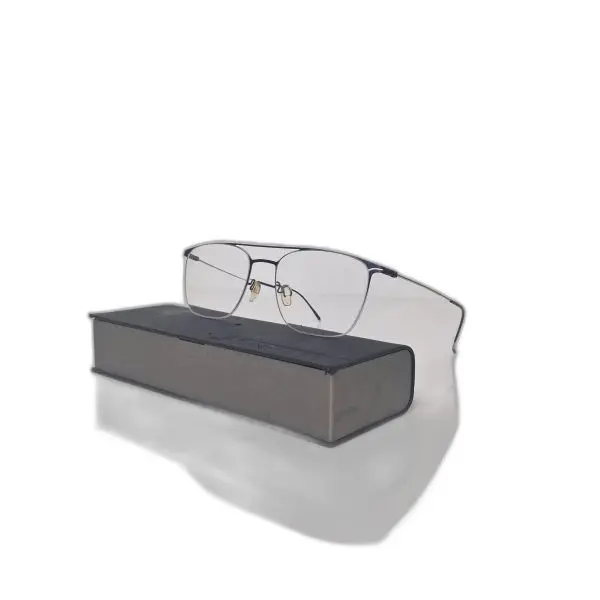 P+US TA01-07 Titanium Screwless Rectangular Eyeglasses