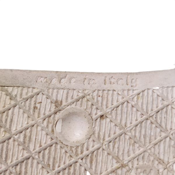 Roberto Cavalli Grey leather slippers