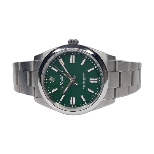 Rolex Oyster Perpetual 41 Green Dial 124300