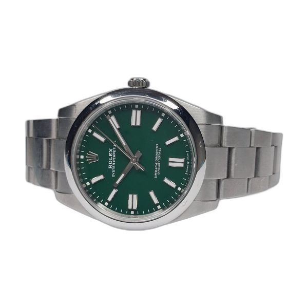 Rolex Oyster Perpetual 41 Green Dial 124300