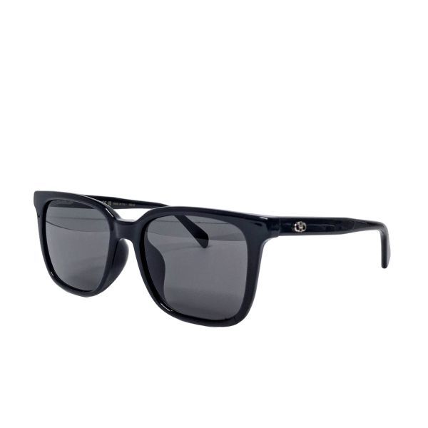 Salvatore Ferragamo SF2057SLBK Black Square Gancini Sunglasses