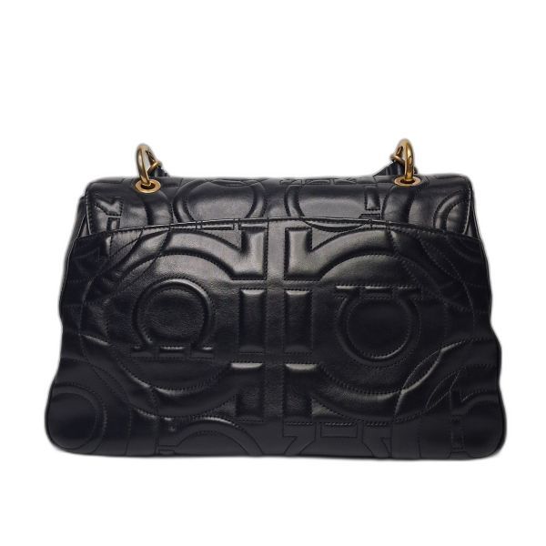 Salvatore Ferragamo Gancini Quilted Flap Bag