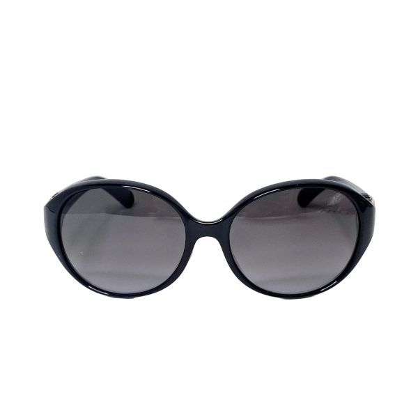 Salvatore Ferragamo Black Round Sunglasses, Gancini Hardware