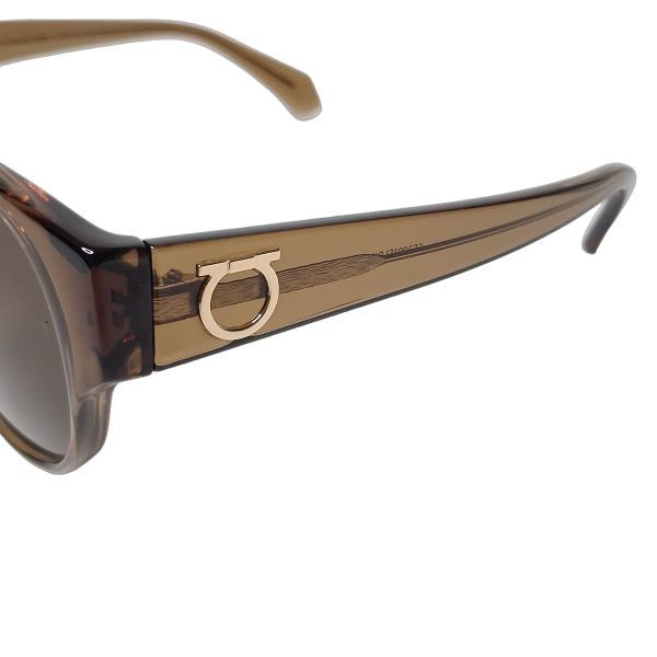 Salvatore Ferragamo SF3001SLBK Translucent Gancini Sunglasses