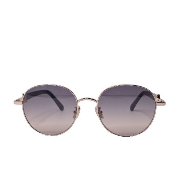 Salvatore Ferragamo SF315SLBK Rose Gold Round Sunglasses