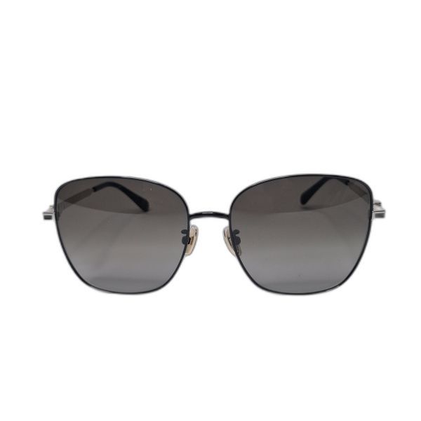 Salvatore Ferragamo SF320SLBK Squared Metal Sunglasses