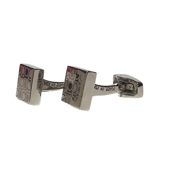 Salvatore Ferragamo Sterling Silver Cufflink