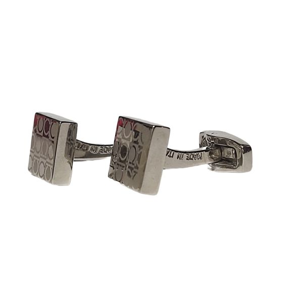 Salvatore Ferragamo Sterling Silver Cufflink