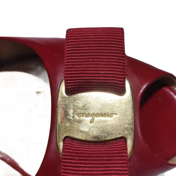 Salvatore Ferragamo Red Patent Leather heels