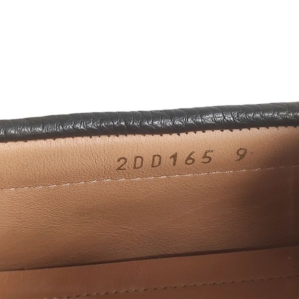 Prada Leather Logo Driving Loafer 2DD165 Black 