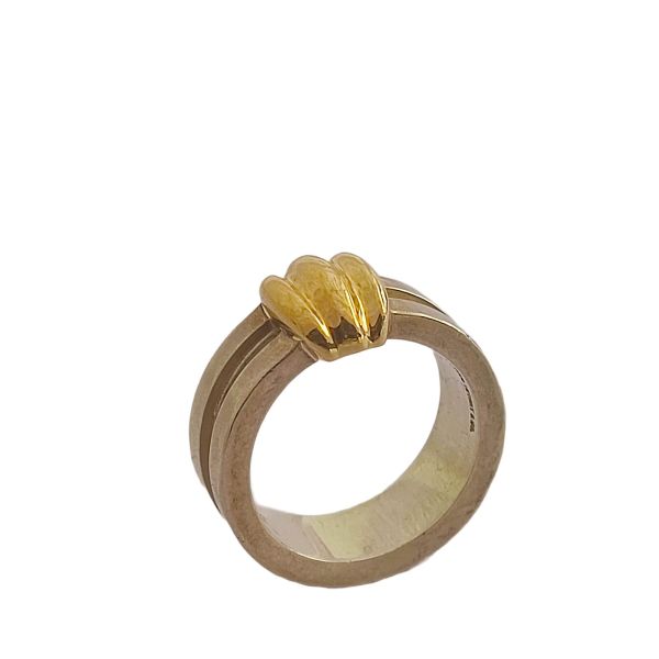 Tiffany & Co. 18k Gold & Silver Ring