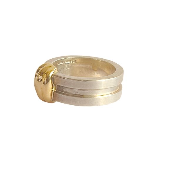 Tiffany & Co. 18k Gold & Silver Ring